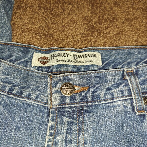 Men's Harley-Davidson Original Straight Jean - Medium Indigo Stone Wash 36x36 - Picture 6 of 16